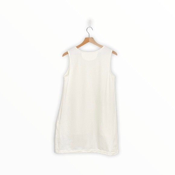 SOFT SURROUNDINGS Women's Sleeveless Top Petite Small PS Tunic Ivory Off White - Picture 8 of 11